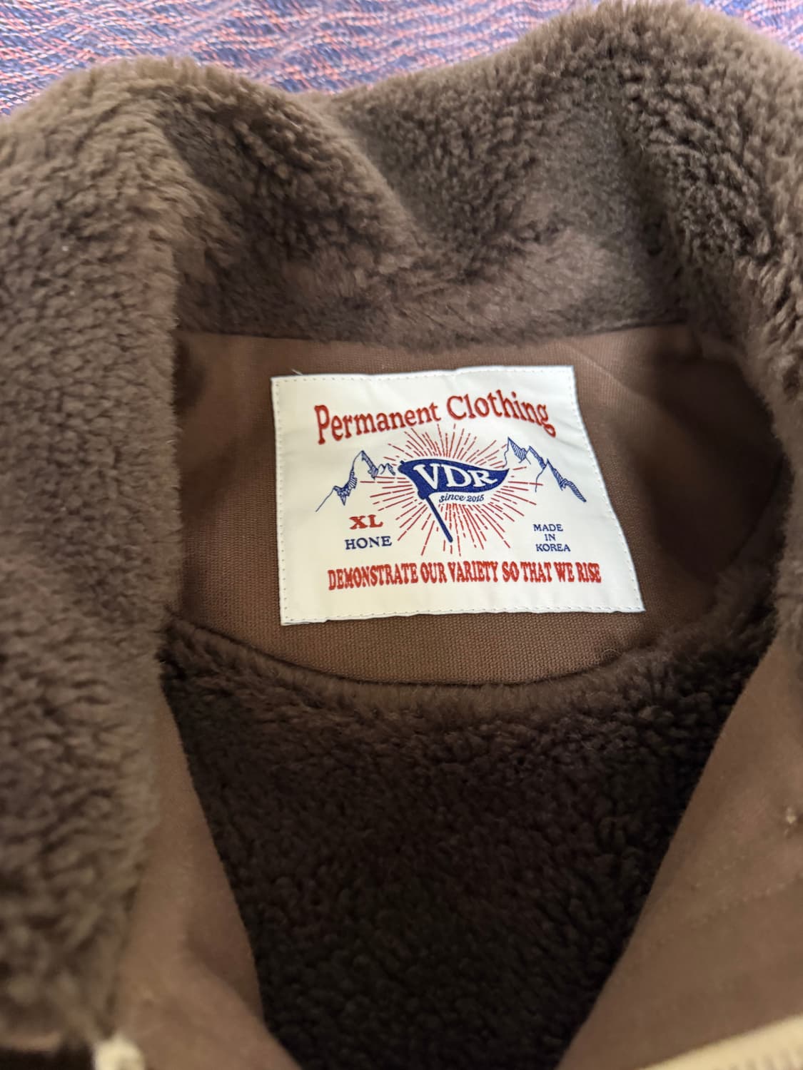 VDR 탕커 점퍼 코카 모카 색상  상품이미지4