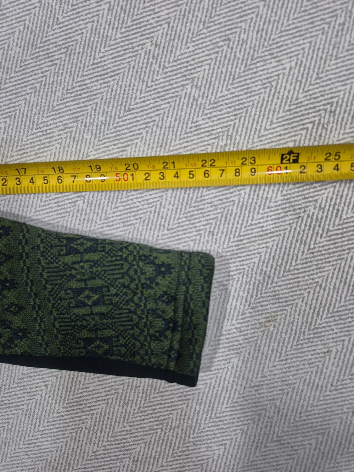 노티카 초록색 패턴 플리스후리스 재킷 여성 90사이즈(상태 최상급) 상품이미지8