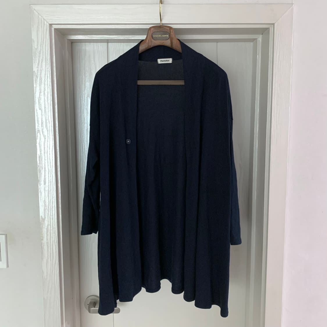 Plantation by issey miyake 네이비 롱 가디건 상품이미지1