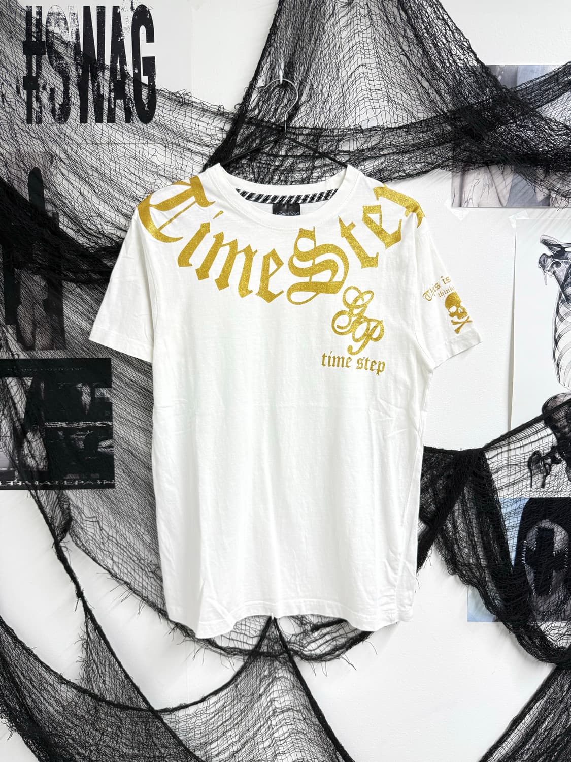 00s punk mood lettering halfsleeve  Pric 상품이미지1