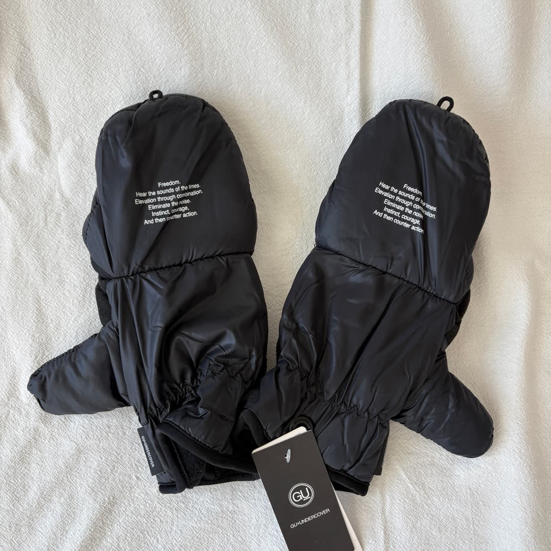 UNDERCOVER x GU 장갑 (블랙) 상품이미지1