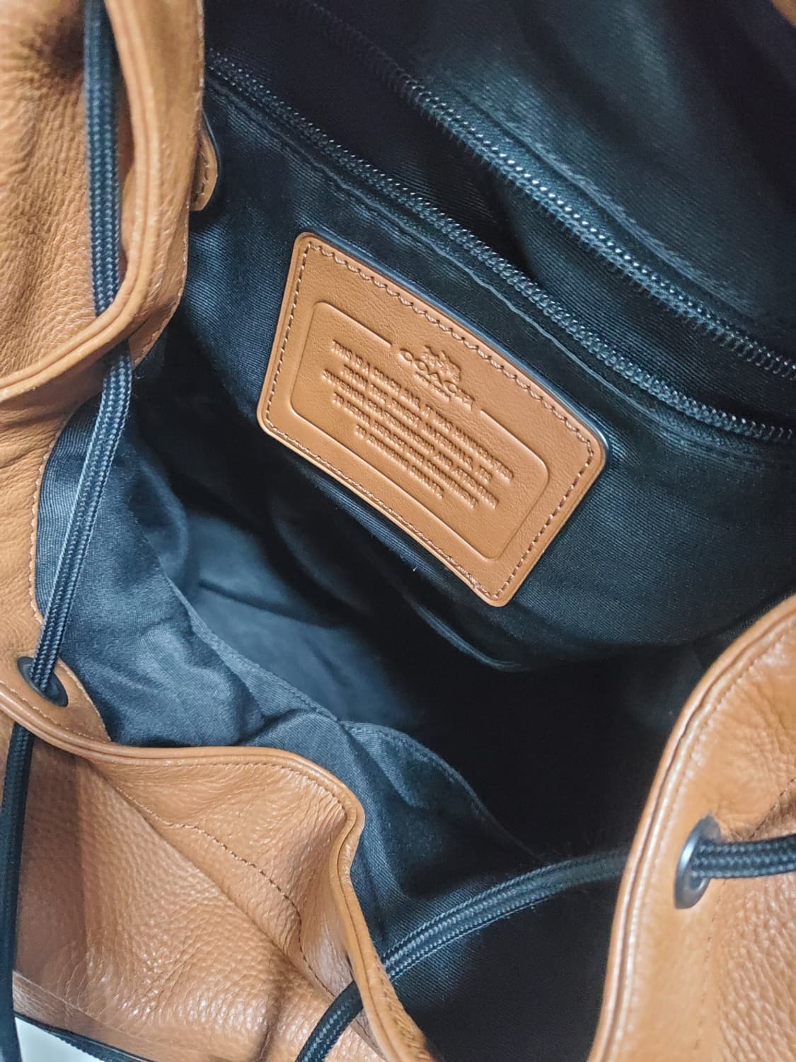 코치 백팩 정품 천연소가죽  상품이미지9