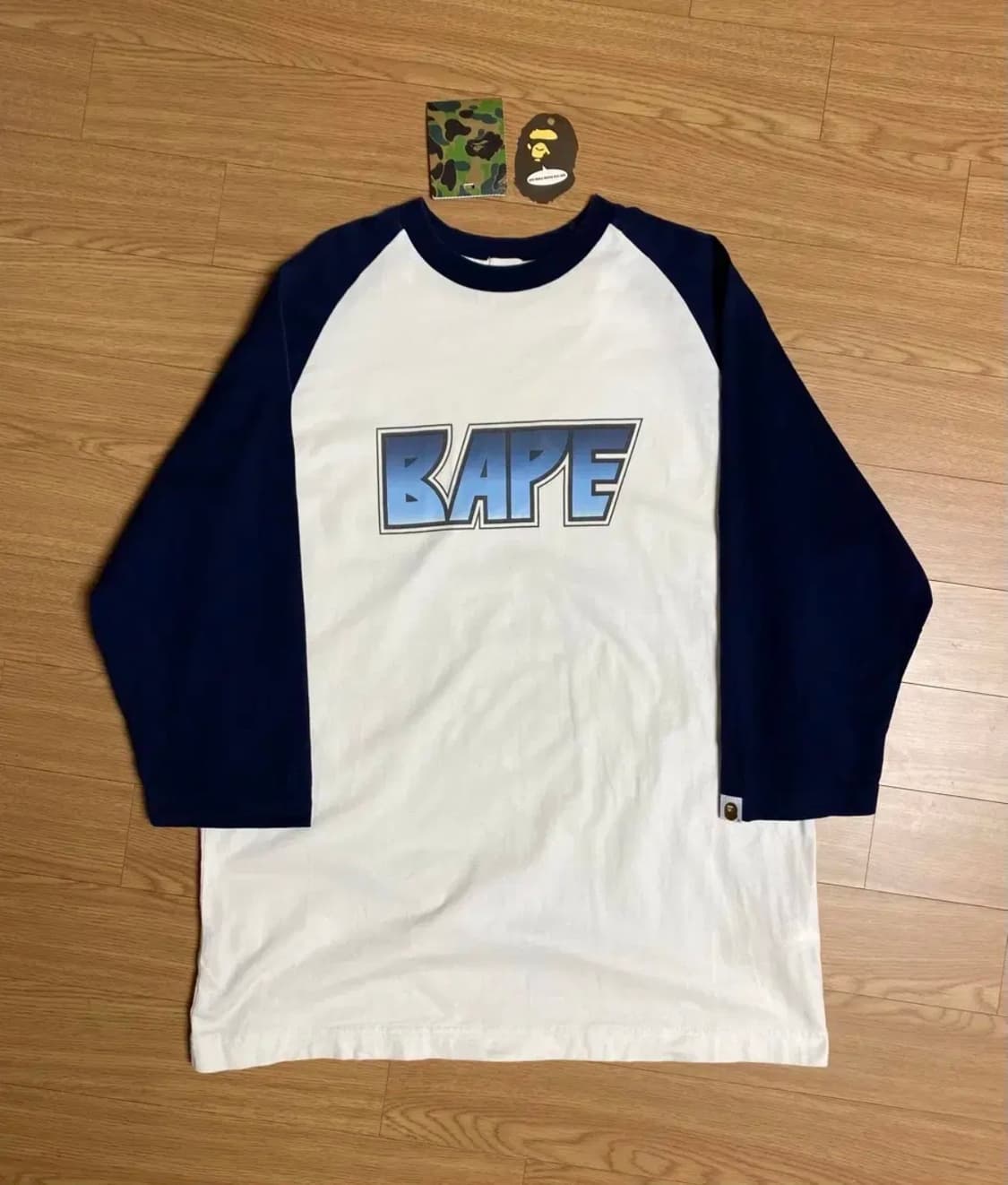(XL) 베이프 KISS 패러디 래글런 상품이미지1