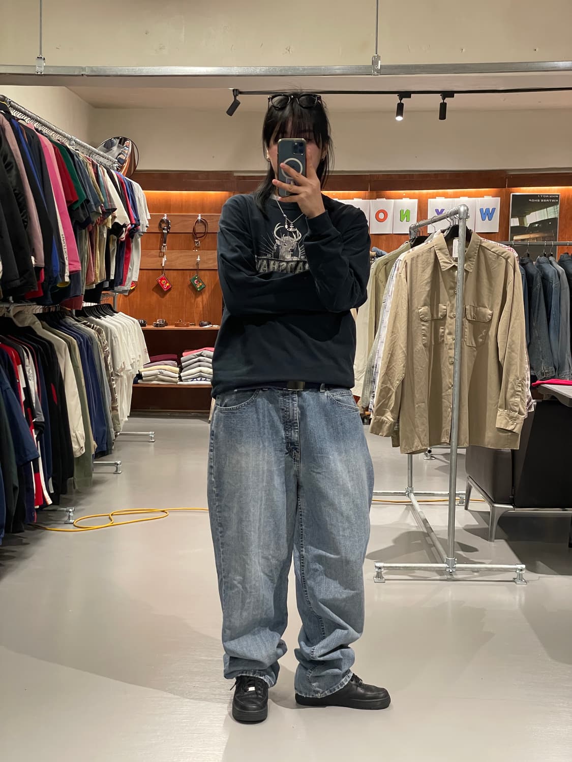 빈티지 데님 팬츠   상품이미지5