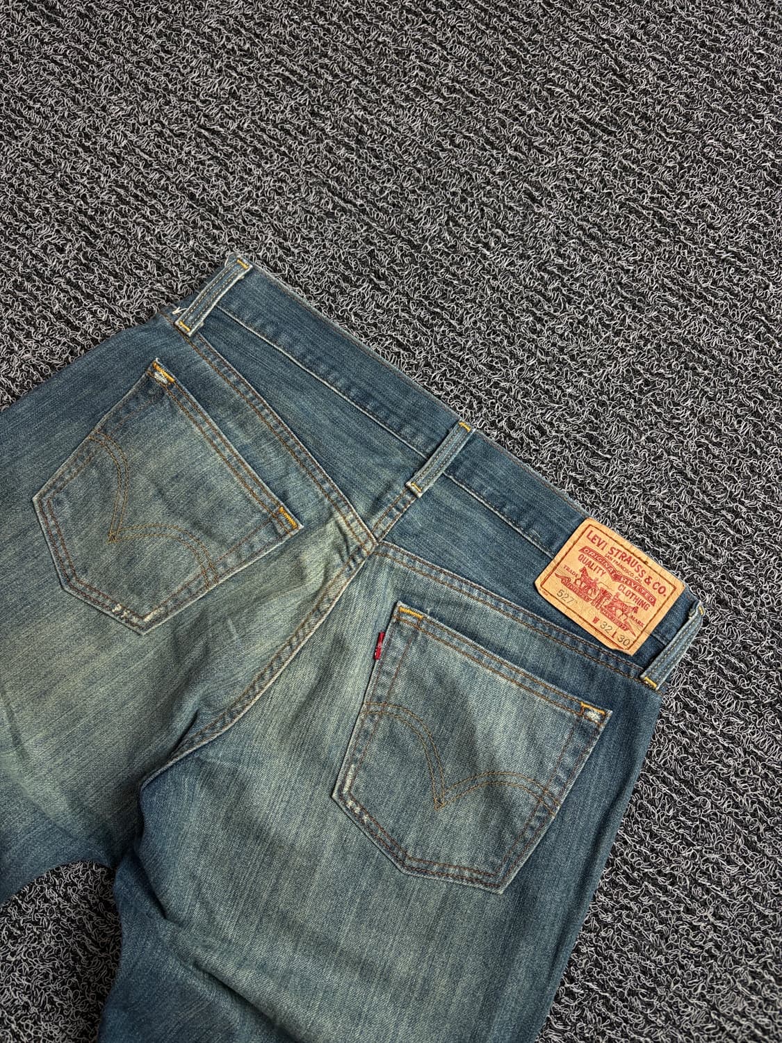 리바이스 527 로우 부츠컷 워싱 데님팬츠 2018 상품이미지5