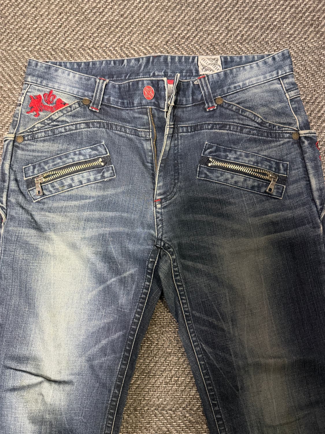 빈티지 프린트데님 상품이미지3