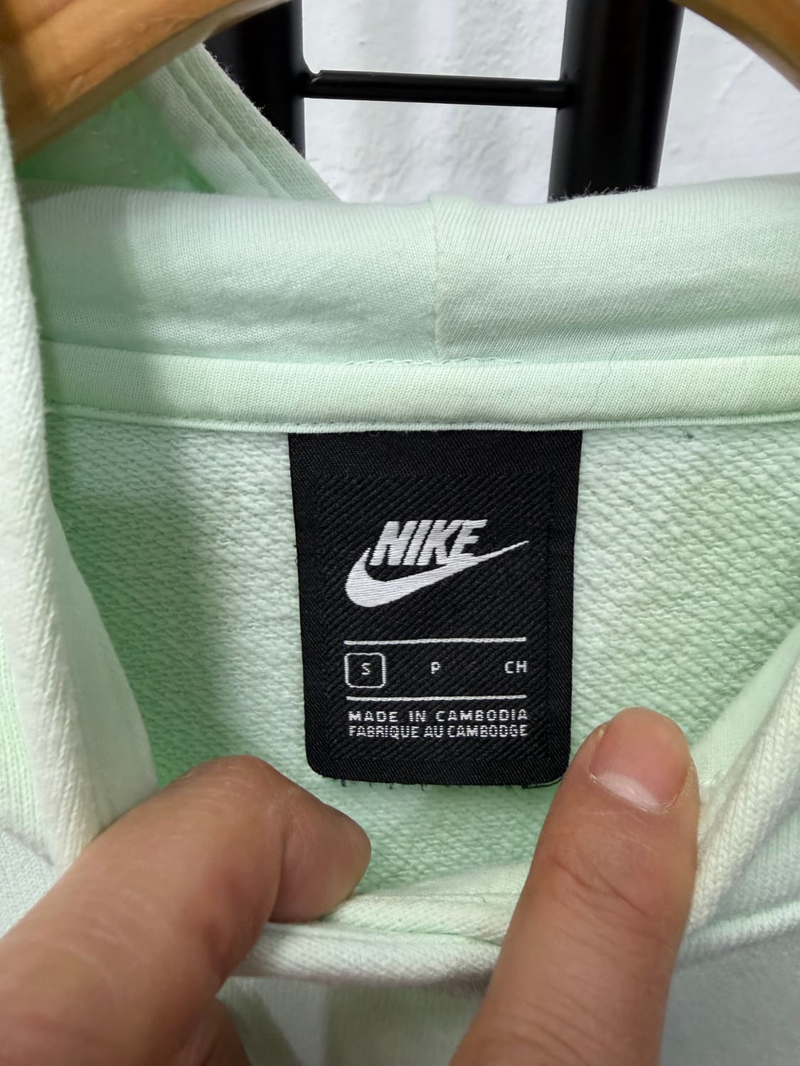 정품) 나이키 여성 오버핏 스우시 후드티 S 상품이미지6