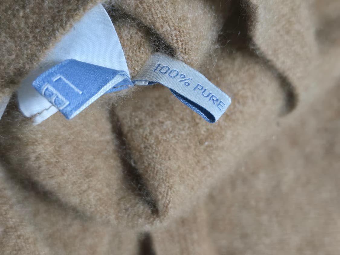 LBL 퓨어 캐시미어 100 베이지 니트 터틀넥 상품이미지6