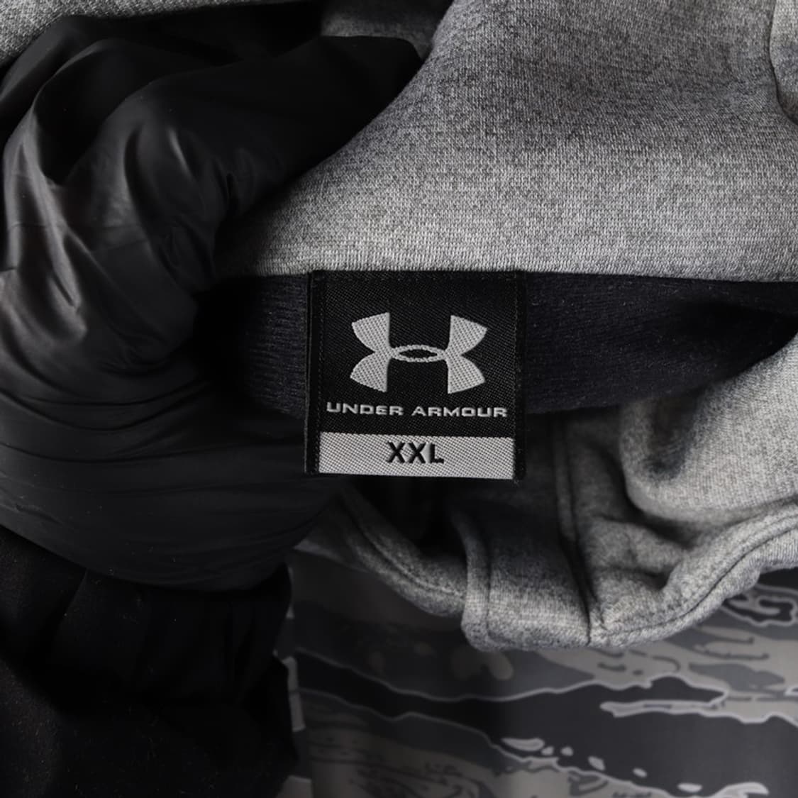 언더아머 타이거 카모 하프 집업 후디 XXL 상품이미지5