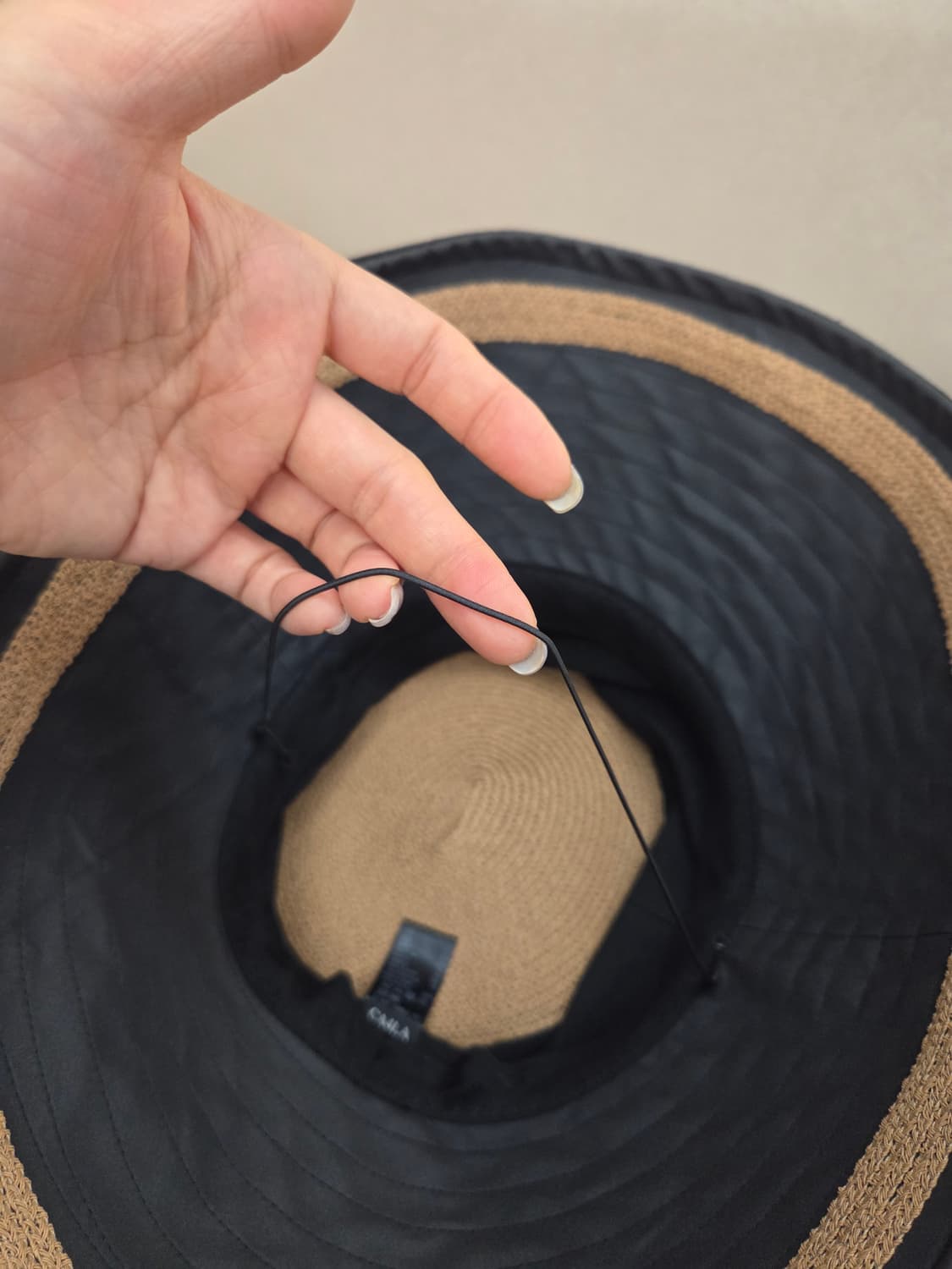 CA4RA 카시라 라피아 버킷햇 상품이미지5