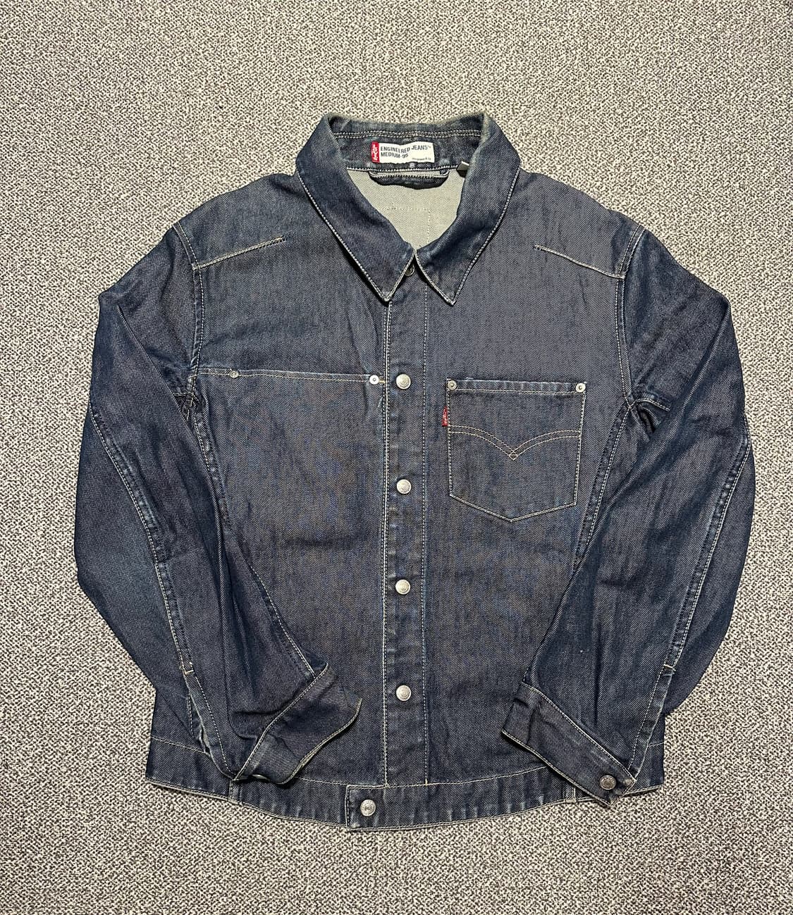 리바이스 엔지니어드 데님 청 자켓 m 상품이미지1