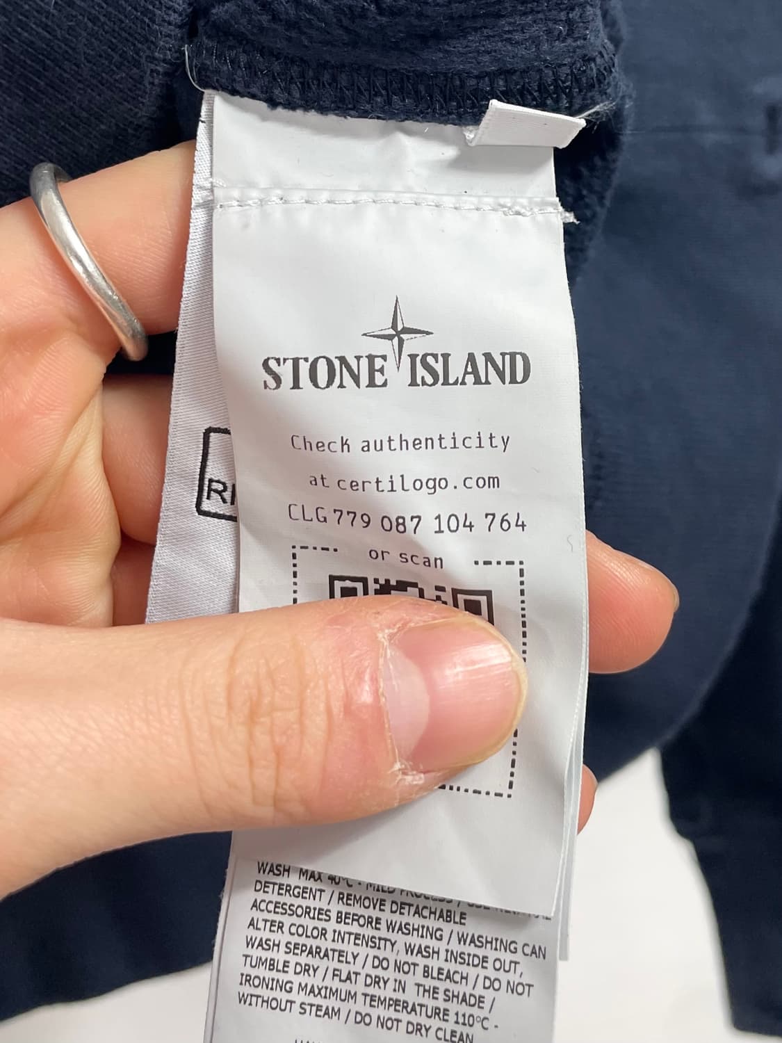 스톤아일랜드 반집업 아노락 맨투맨 (on.325) 상품이미지5