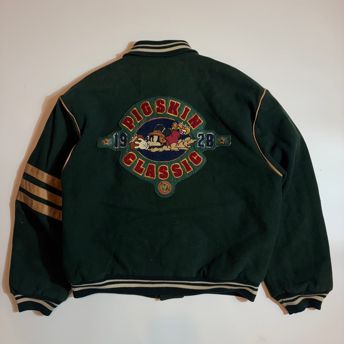 미키 마우스 마스터스 그린 바시티 자켓 상품이미지5