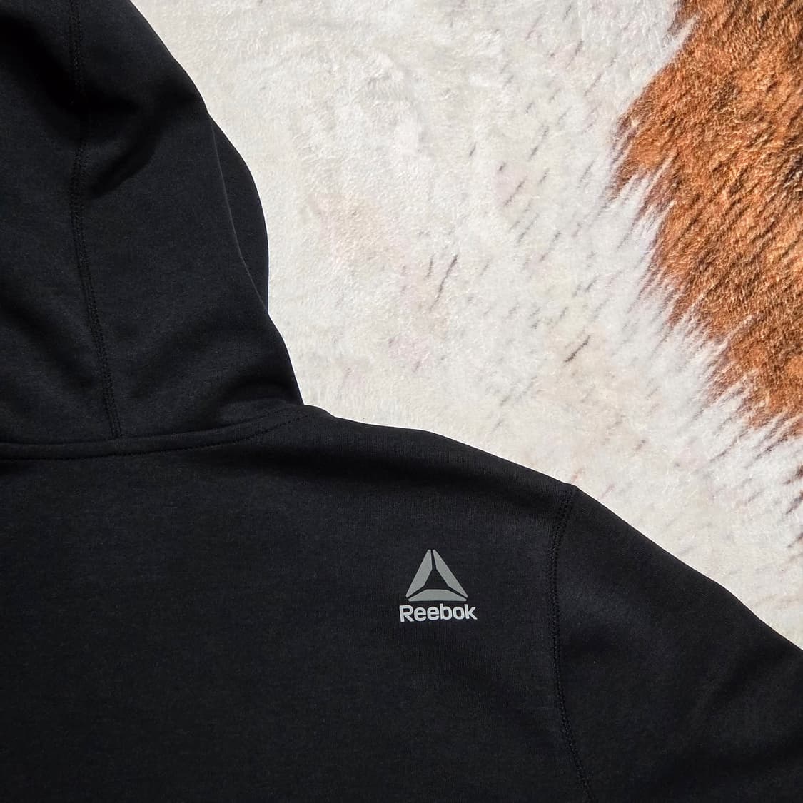 리복 블랙 후드집업 상품이미지5