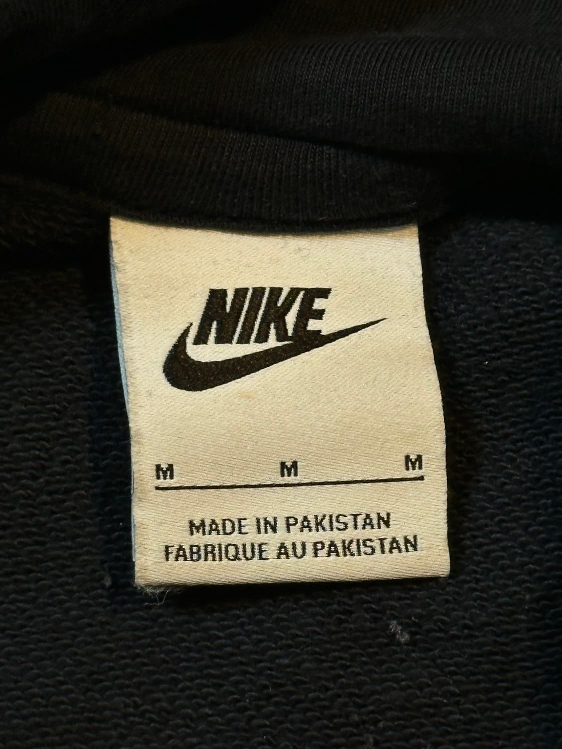 나이키 신형 NSW 멀티로고 에센셜 프렌치 테리 후드티 블랙 상품이미지4