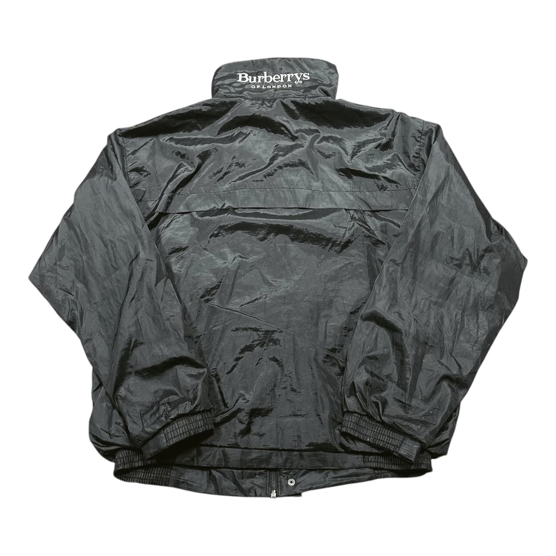 ✨ (바배) 버버리 올드스쿨 블랙 바람막이 점퍼 상품이미지2