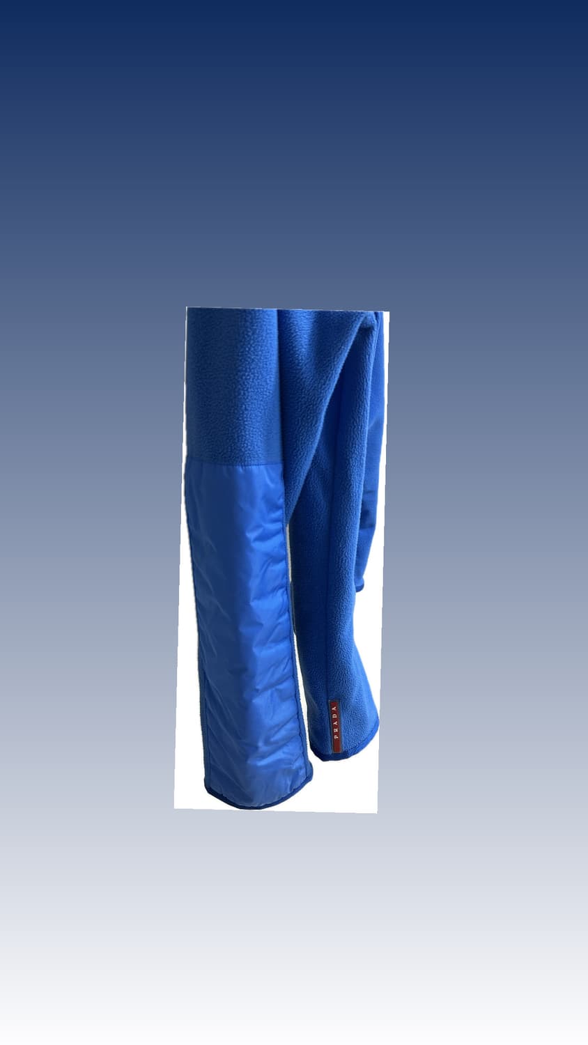 프라다 스포츠 플리스 집업 블루 상품이미지3