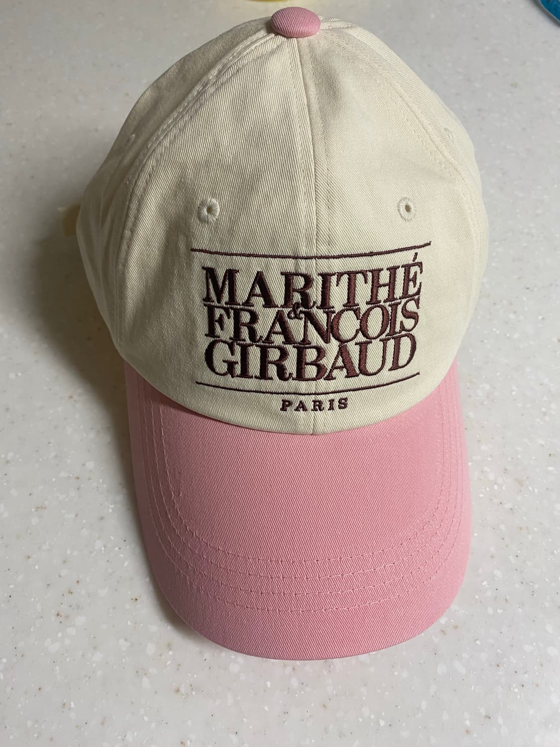 마리떼 프랑소와 저버 핑크 볼캡 새상품 상품이미지1