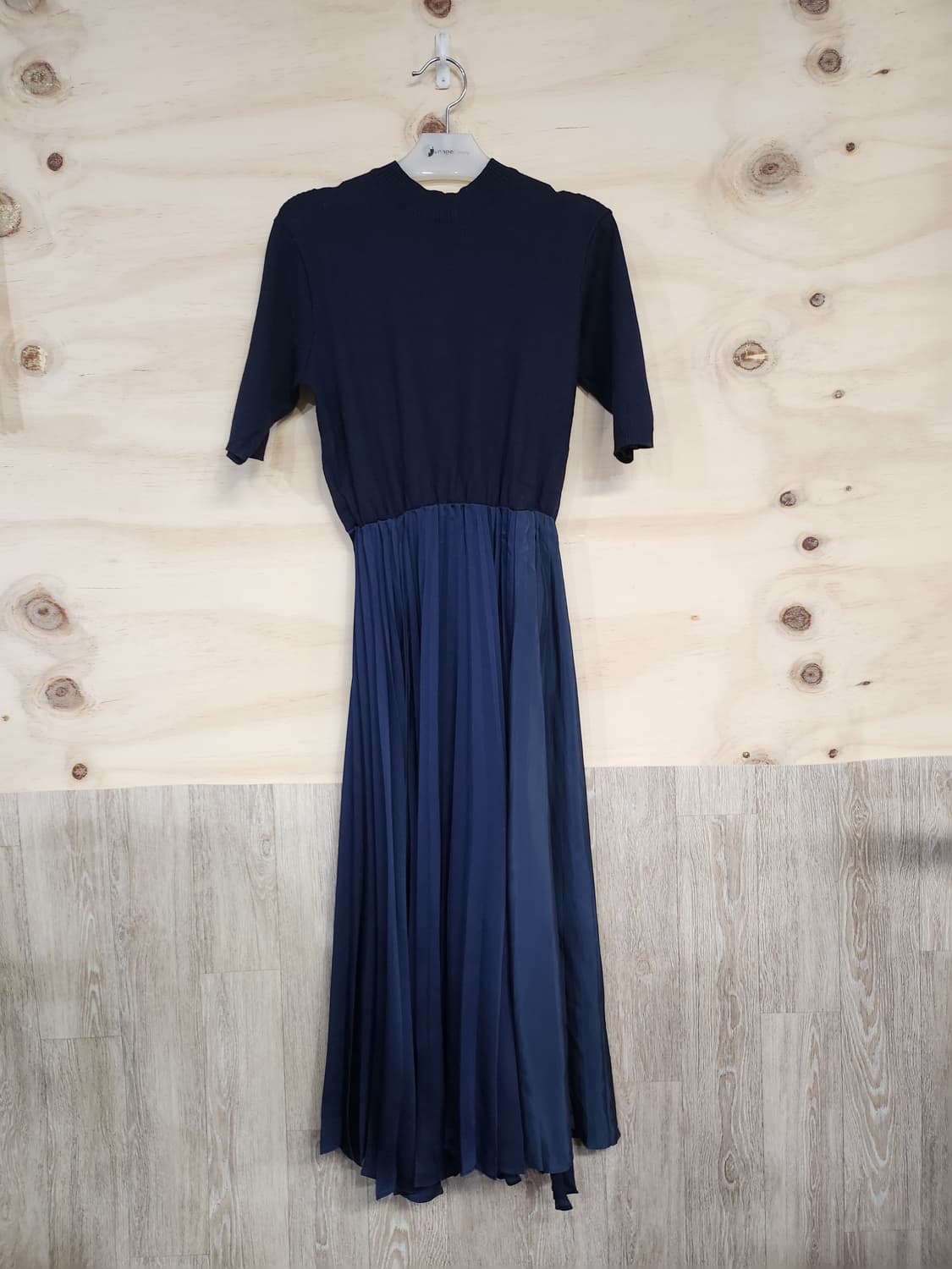 561) 여성 플리츠 번팔 롱 원피스 상품이미지1