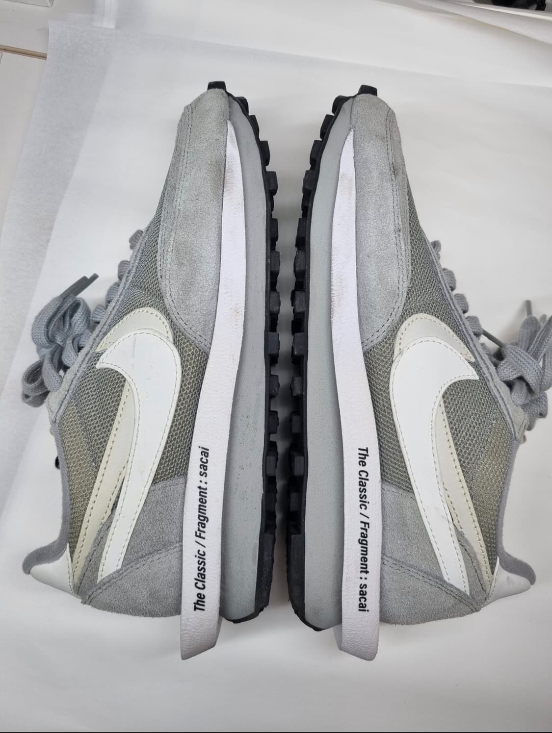 나이키 사카이 프라그먼트 LD와플 라이트 스모크 그레이 사이즈 2 상품이미지1