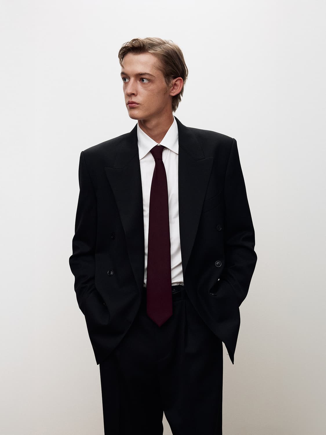 토니웩 울 트윌 더블 브리스티드 테일러드 자켓 M 상품이미지1