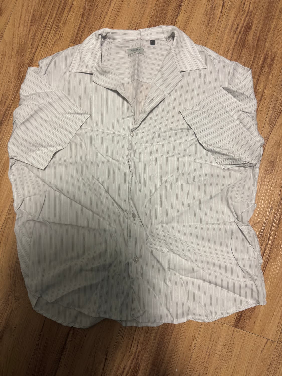 벨리에 스트라이프 하프 셔츠 상품이미지1