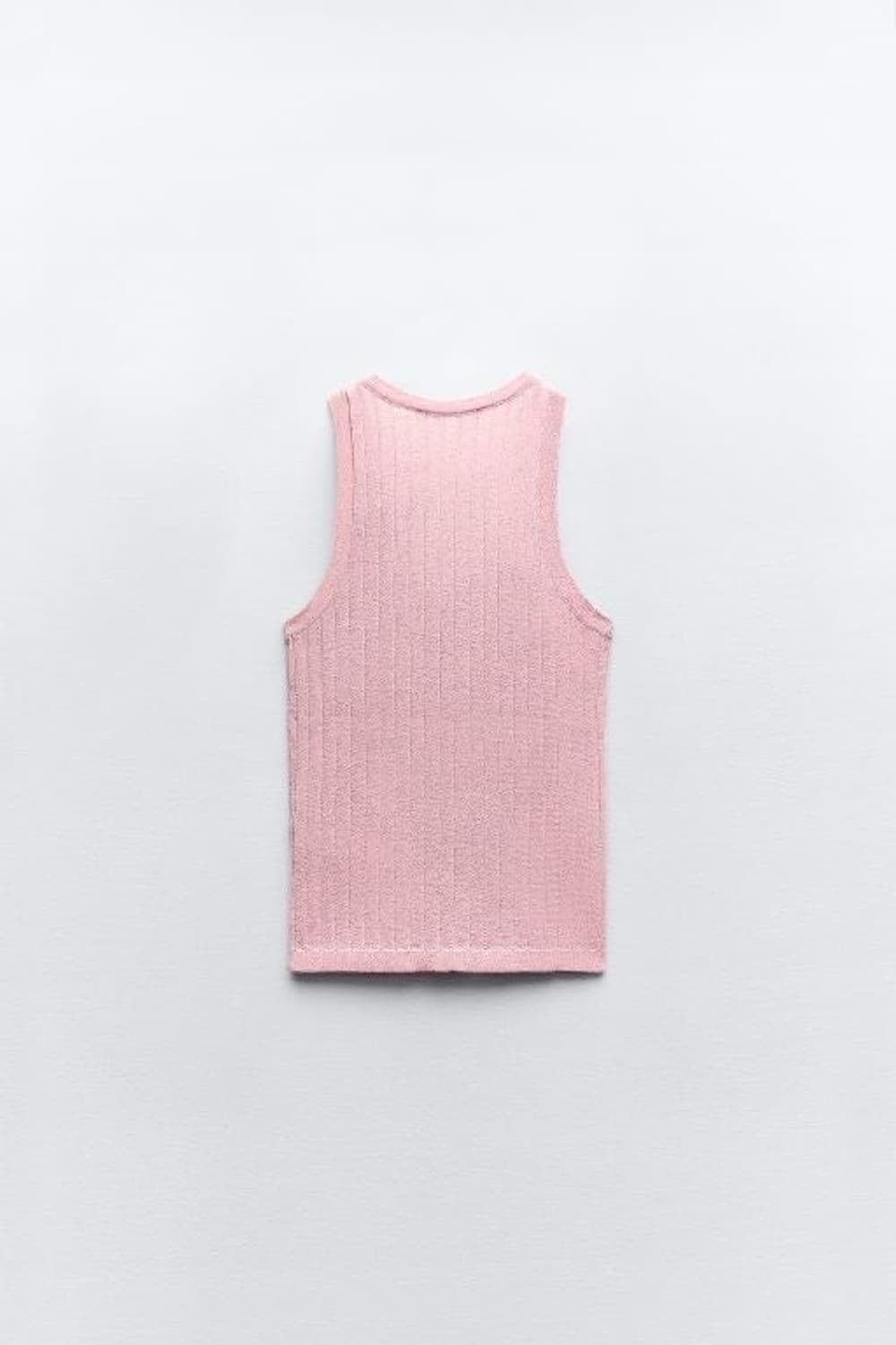 ZARA 자라 메탈릭 얀 니트 탑 핑크 S, 자라 니트 나시 핑크 상품이미지9