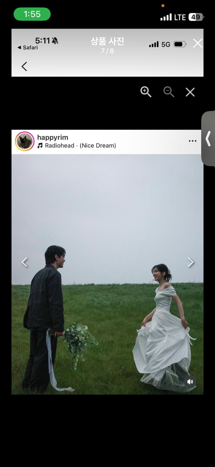 가니송 브라이덜 보우보우 드레스 상품이미지4