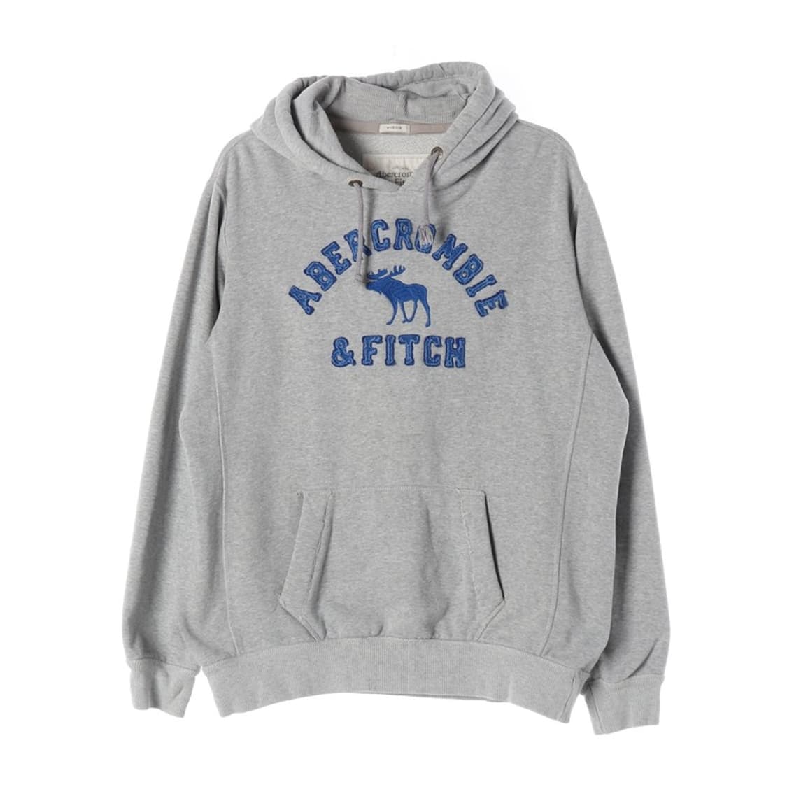 아베크롬비 앤 피치 자수 로고 머슬 핏 후드티 XL 상품이미지1