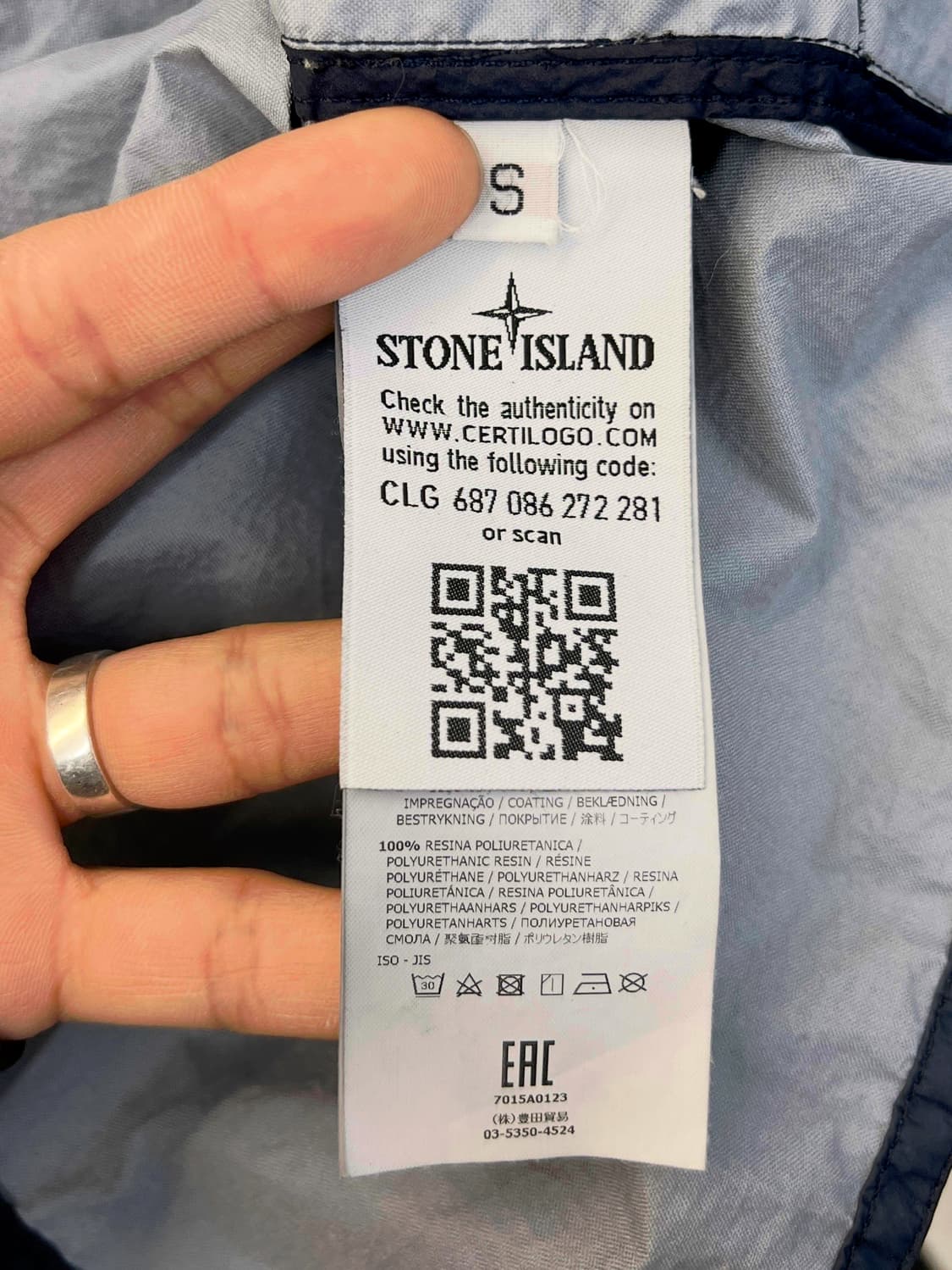 스톤아일랜드 멤브라나 TC 와펜 블레이저 상품이미지9