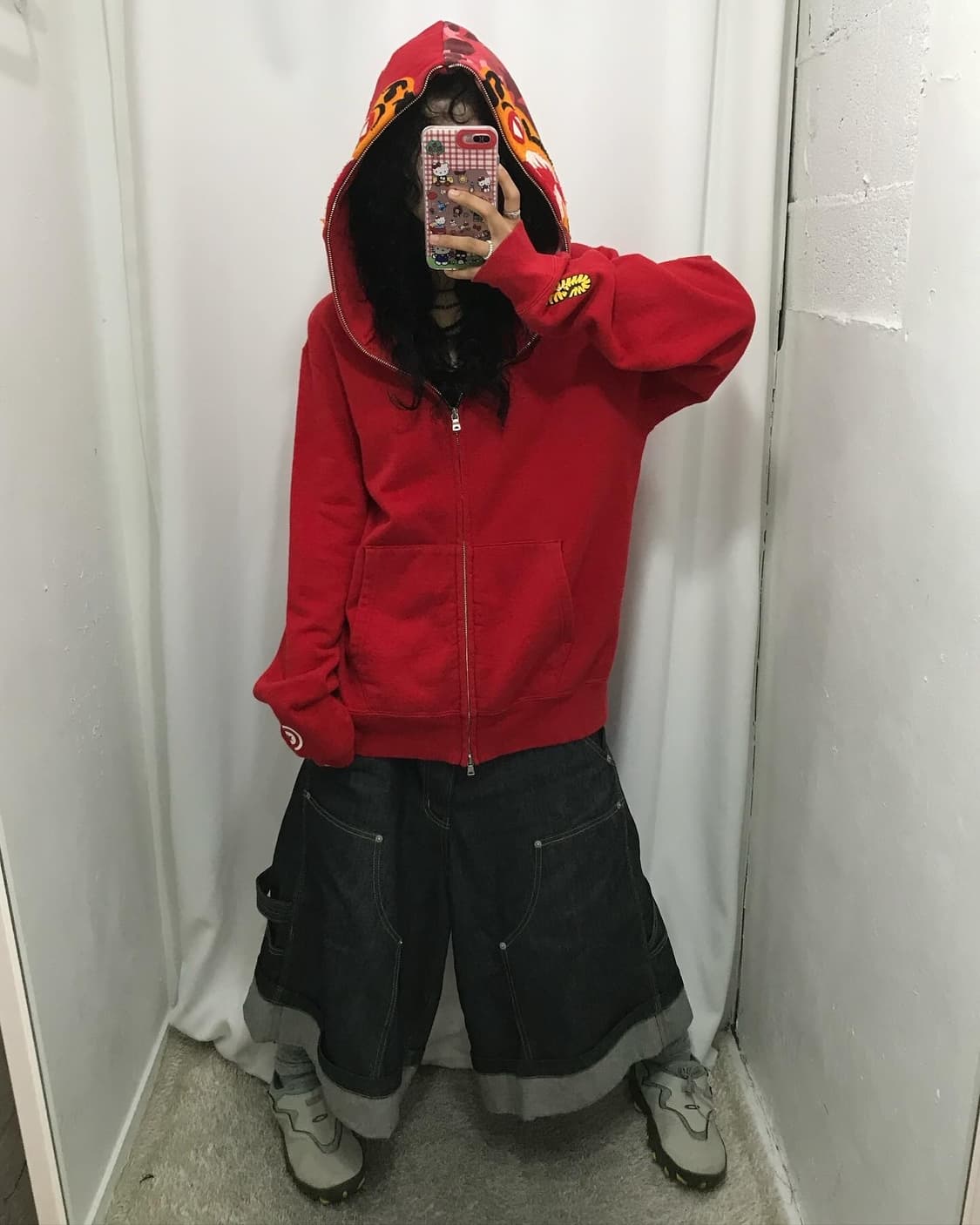 Bape Tiger Shark Two-way Hood Zip-Up 상품이미지3