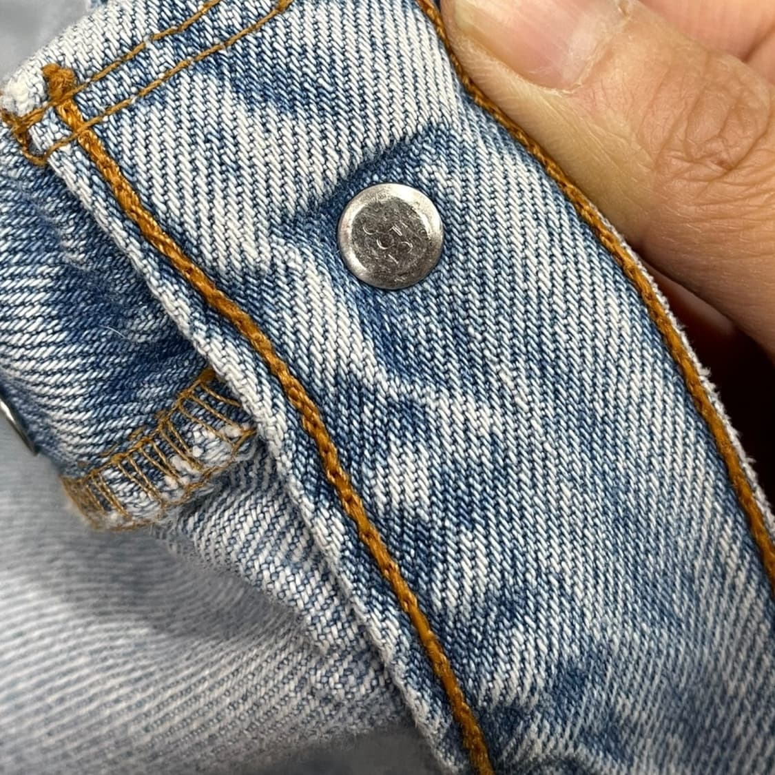 90s 리바이스 501 연청 made in usa 상품이미지5