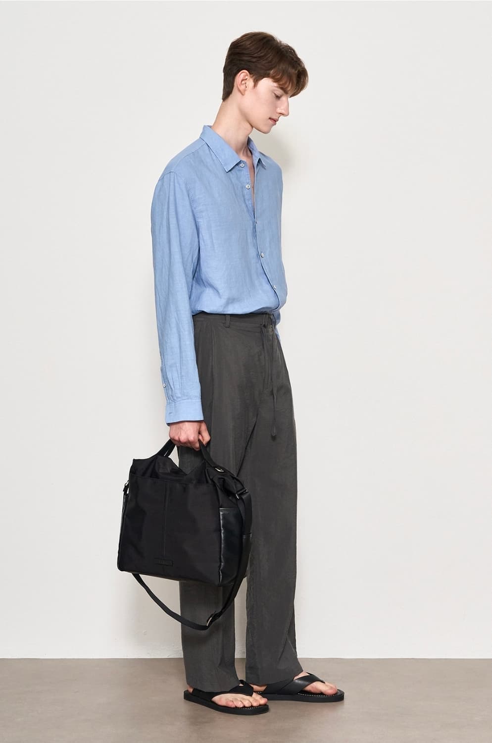 [정품] 타임옴므 25ss 남성 유틸리티 멀티포켓 토트백 크로스백 상품이미지8