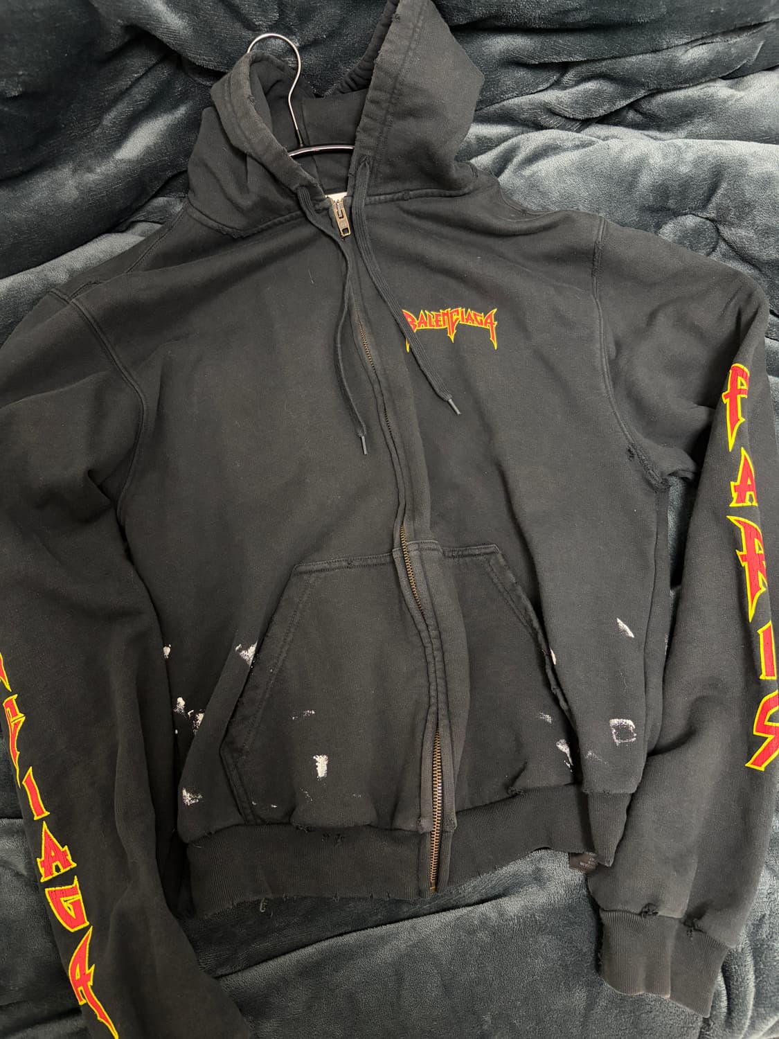 [M] 발렌시아가 메탈리카 후드집업 상품이미지2