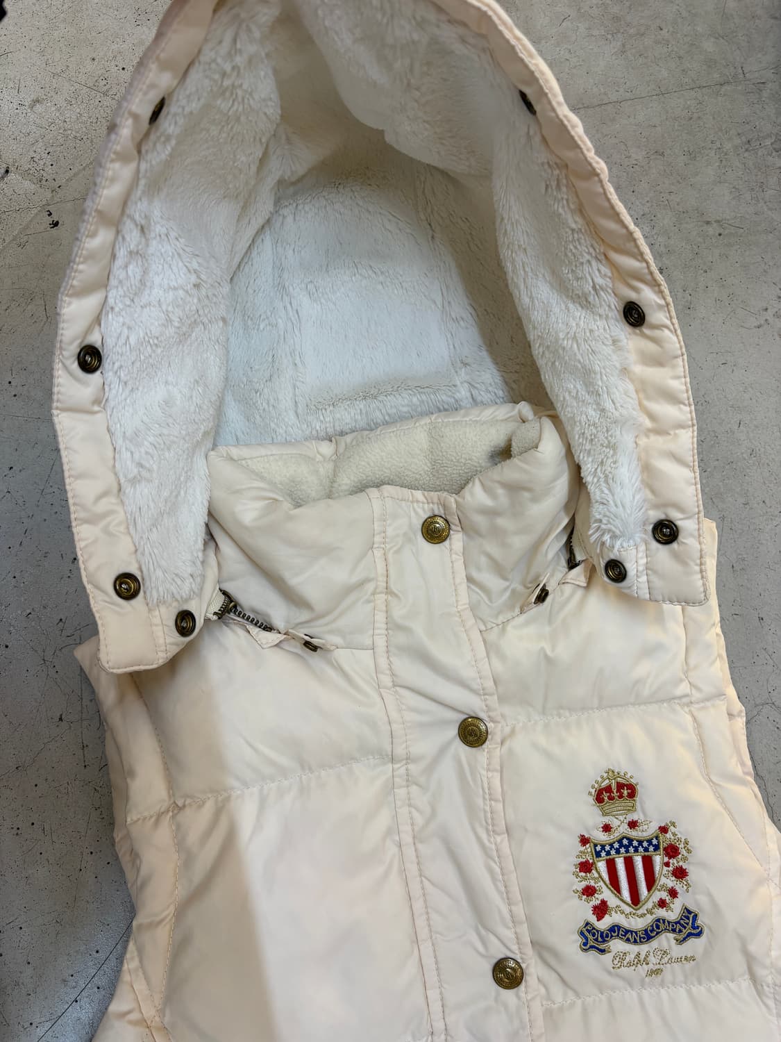 폴로 진스 컴퍼니 후드 조끼패딩 상품이미지9