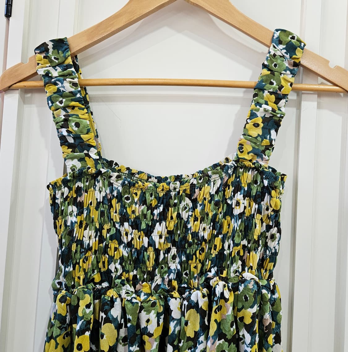 그린플라워 셔링 원피스 상품이미지2