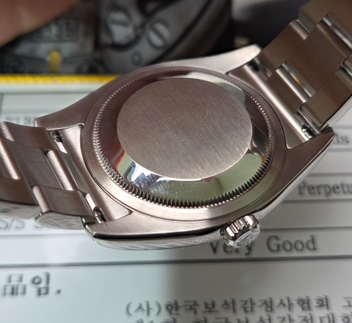 롤렉스 데이저스트 116234 블랙 10P다이아(검텐포) WG플루티드베젤 상품이미지7