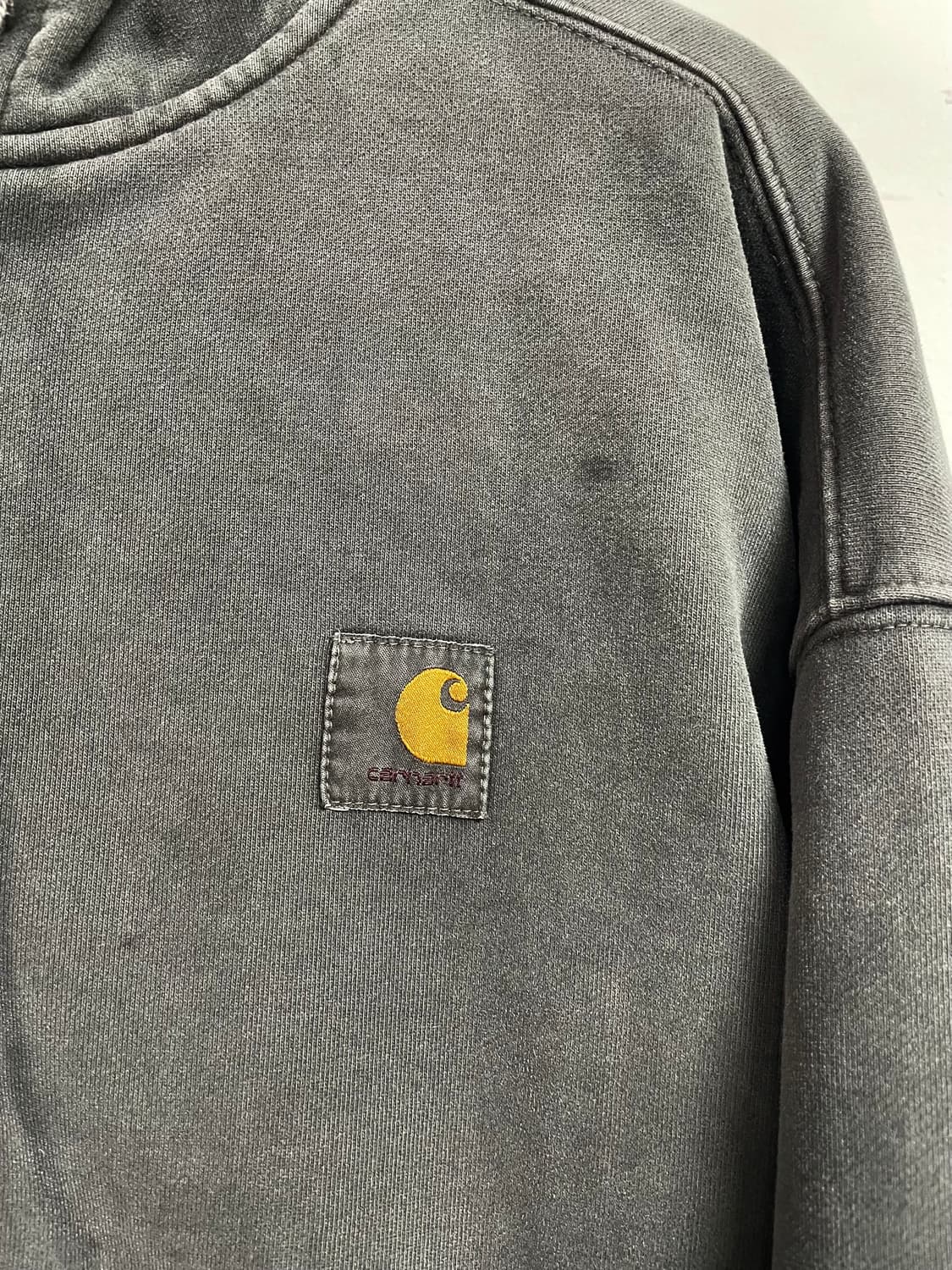 칼하트 웍스아웃 피그먼트 워싱 헤비 스웻 후드집업 (on.93)   상품이미지5