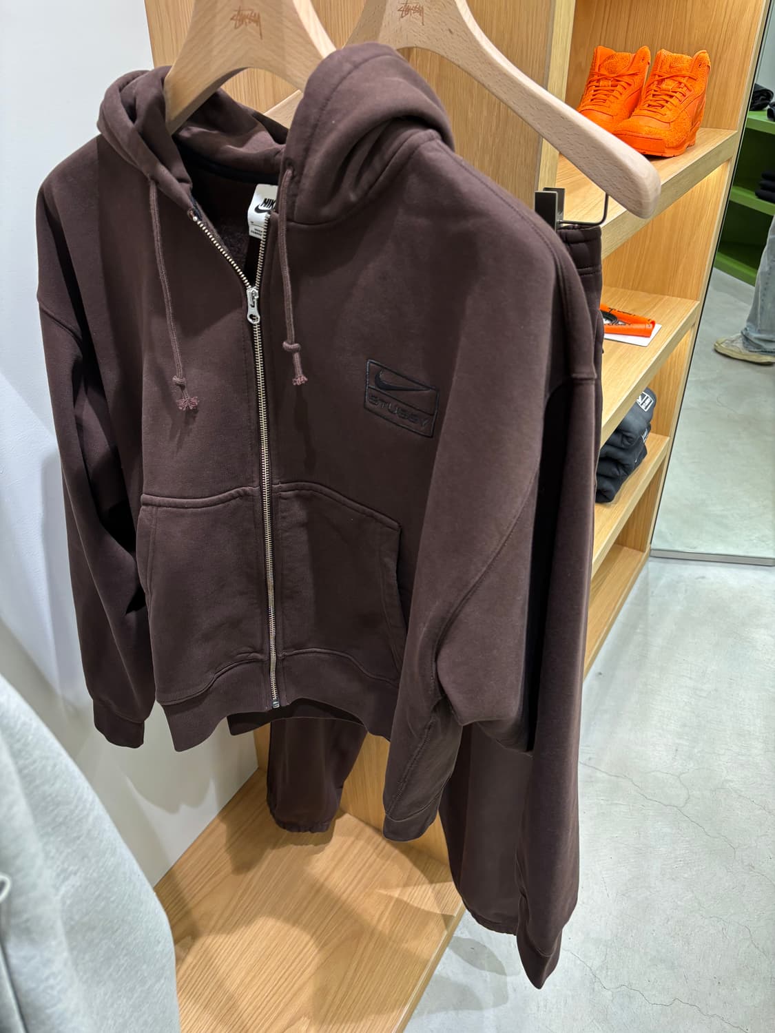 나이키 스투시 후드집업 브라운 L 상품이미지2