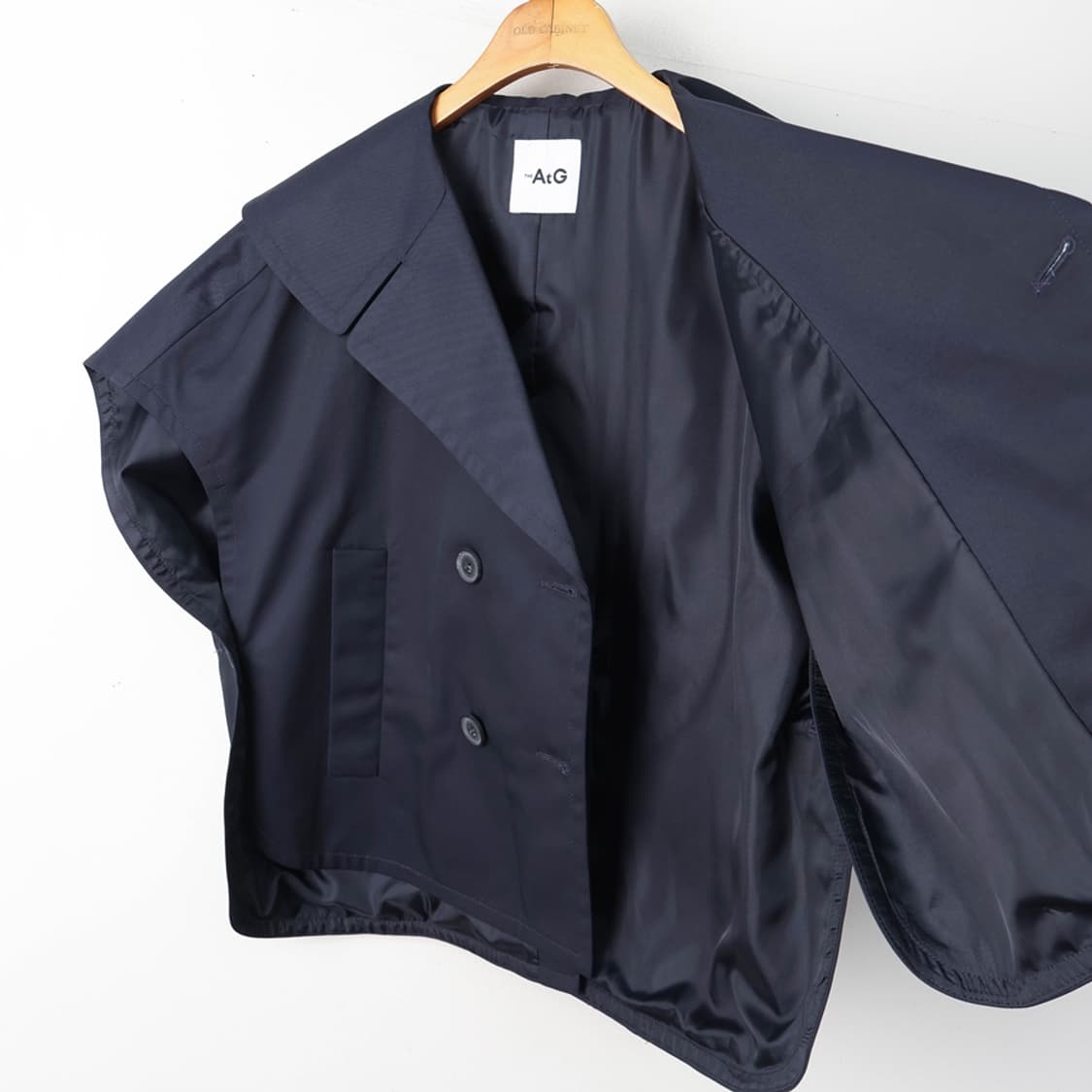 S/더엣지 숏 케이프 트렌치 자켓  상품이미지5