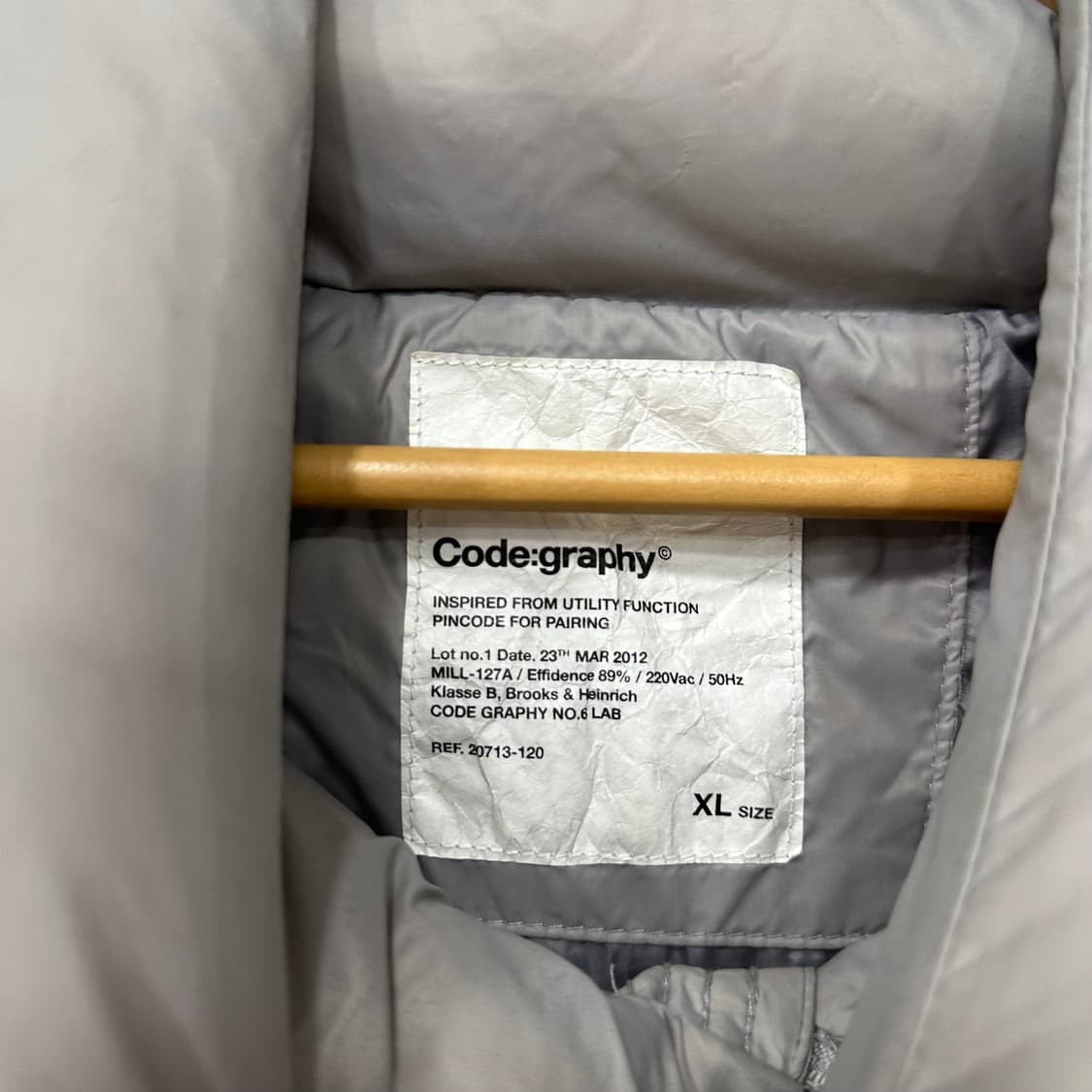 코드그라피 패딩점퍼 상품이미지2