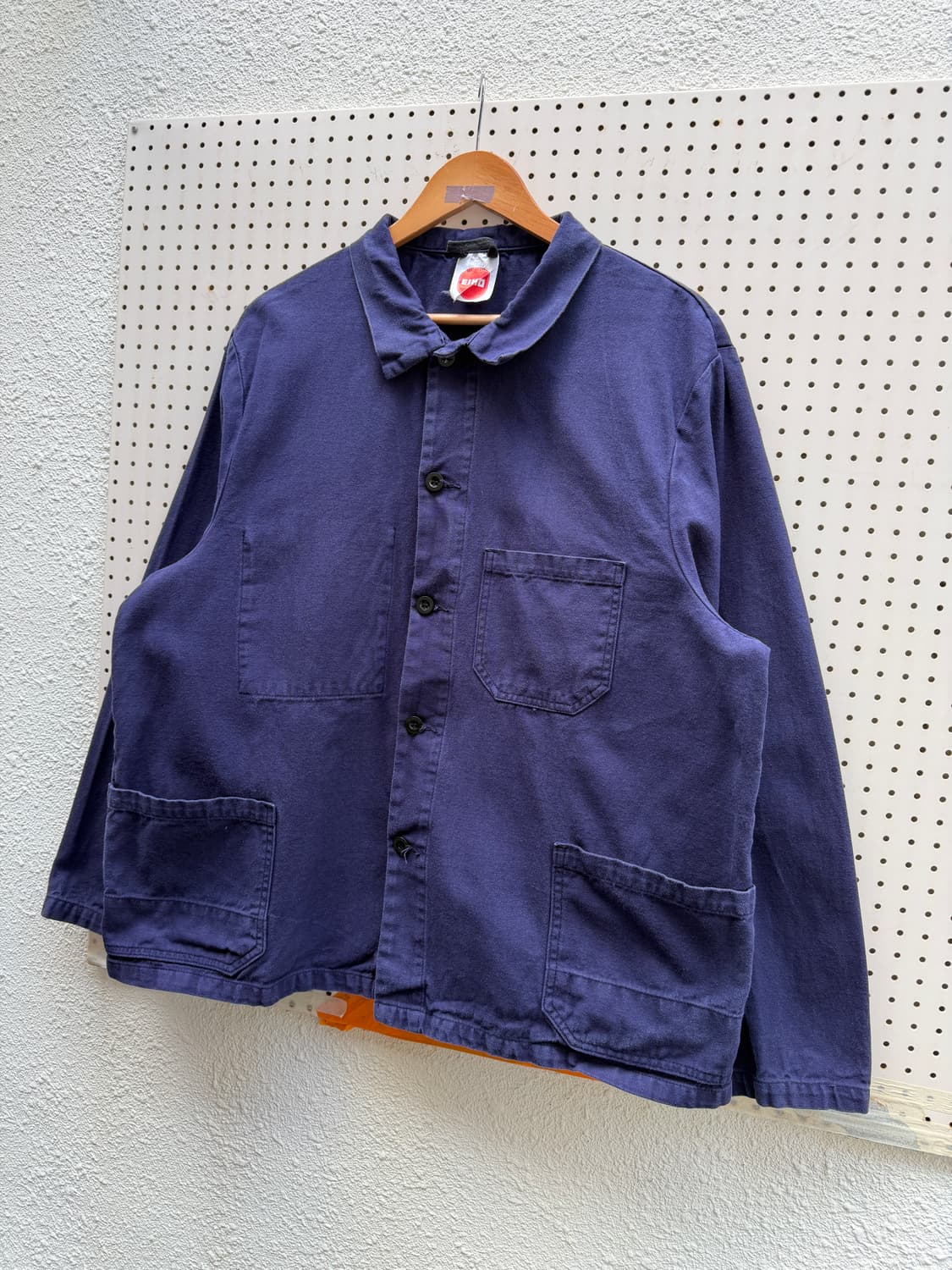 OLD VINTAGE PURPLE BLUE FRENCH 프렌치워크자켓 상품이미지5