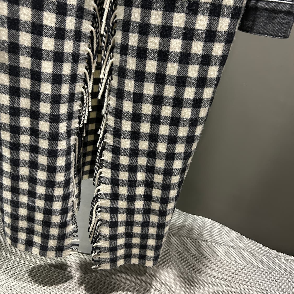 발렌시아가 머플러 레이어드 데님자켓 상품이미지3