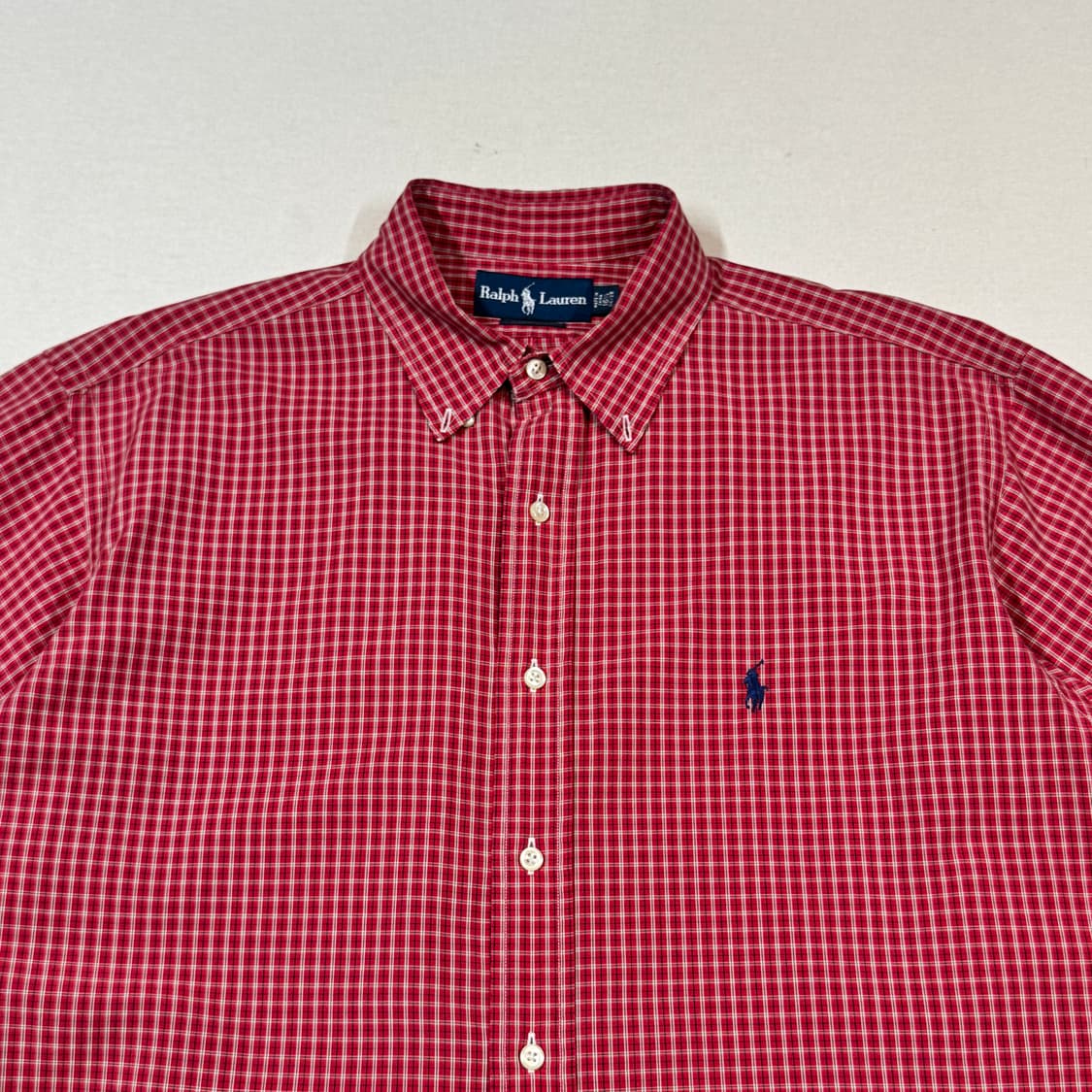 XL) 폴로 랄프로렌 클래식 체크 셔츠 상품이미지3