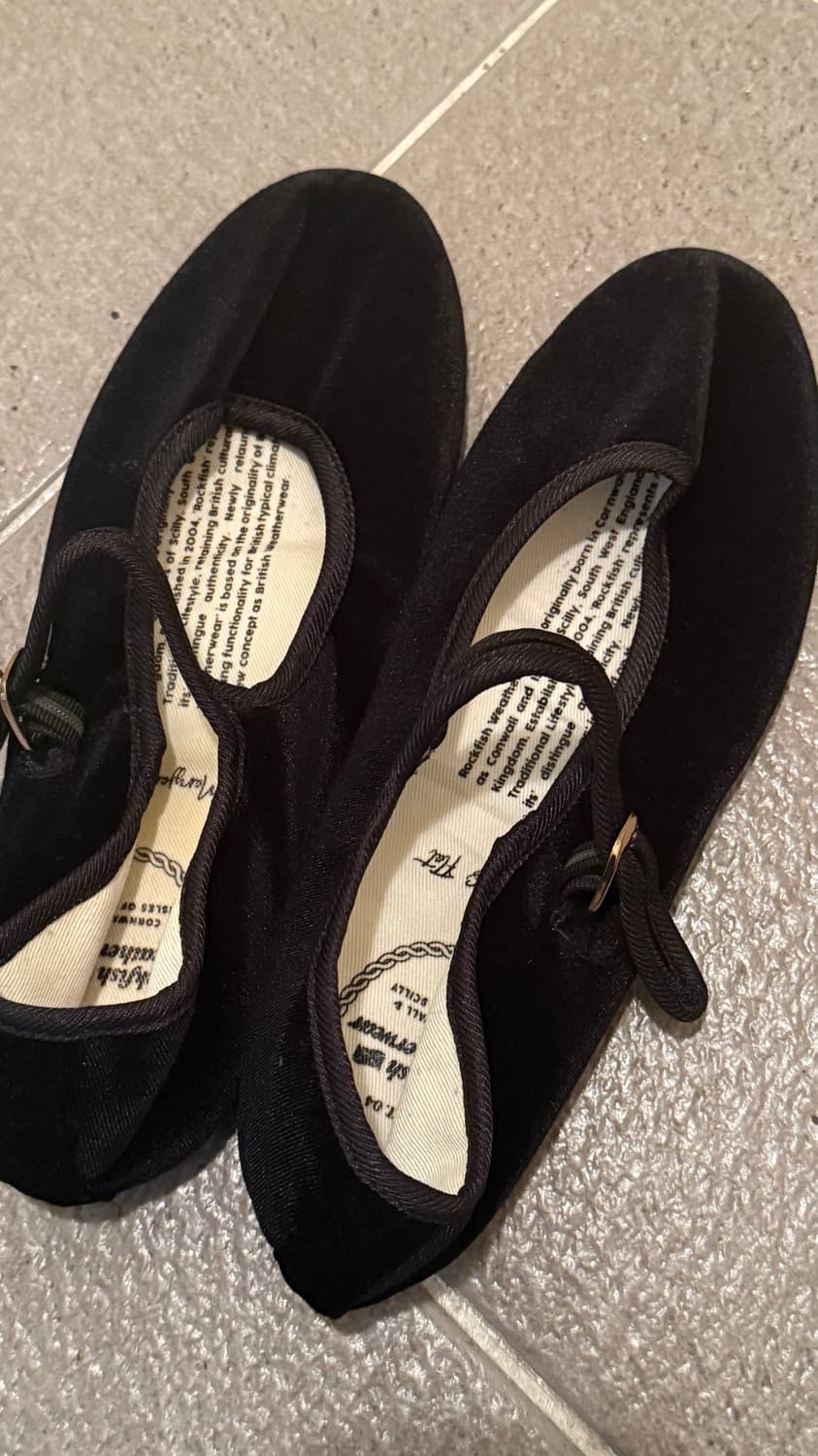 락피쉬 벨라메리제인플랫 블랙 - 245사이즈 상품이미지3