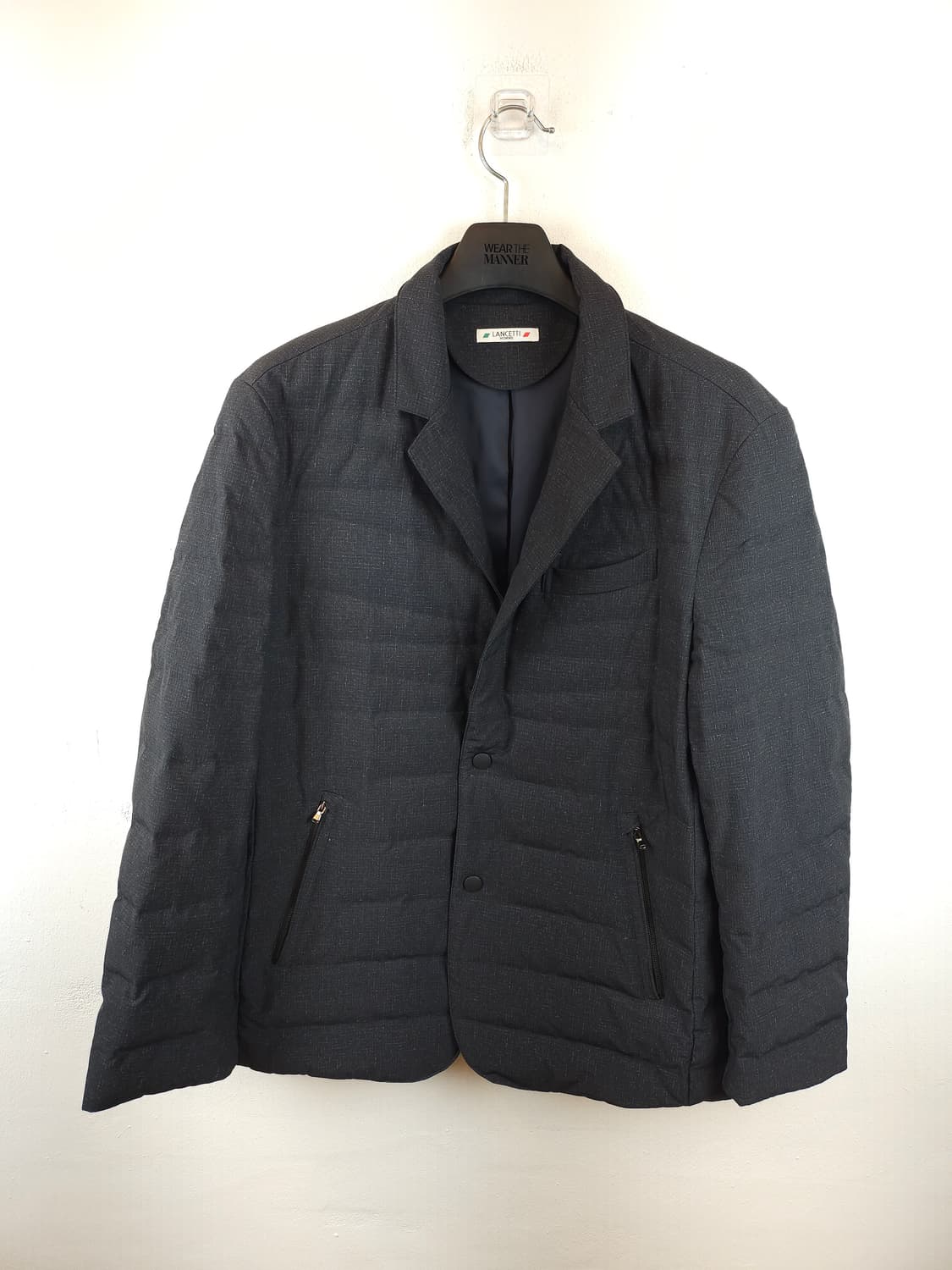 LANCETTI  HOMME 그레이덕다운 패딩 자켓 105 XL 새제품 상품이미지1
