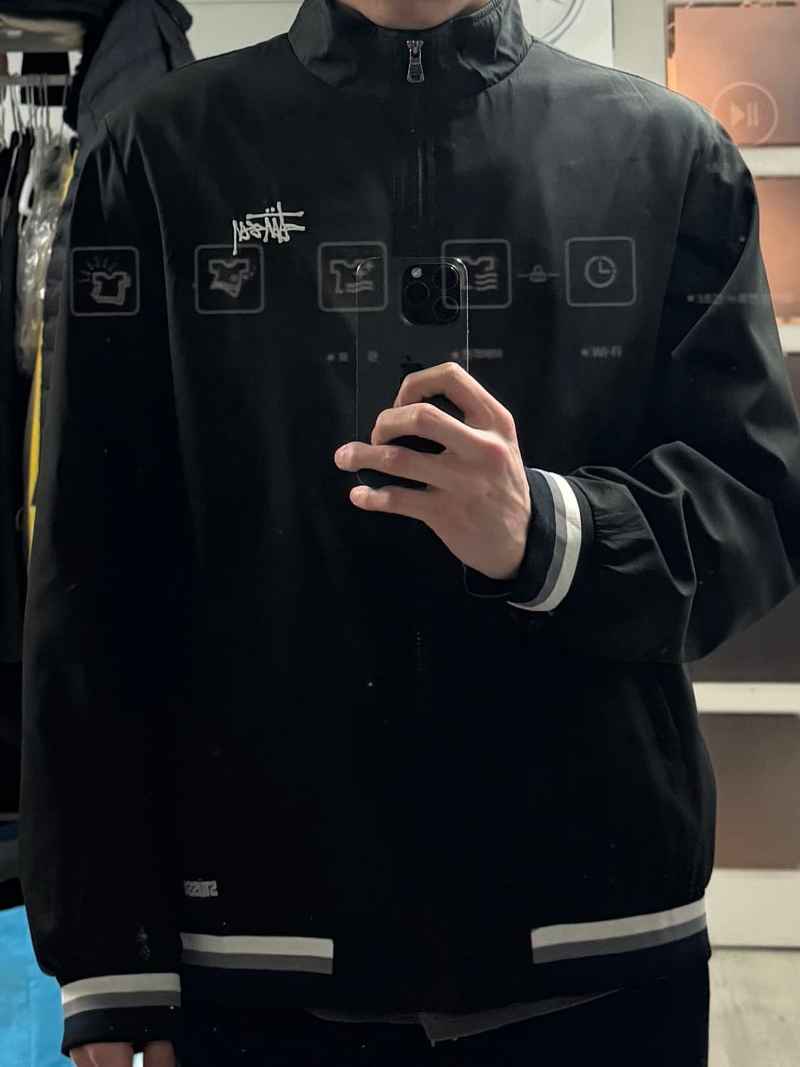 90s 스투시 GEAR 트랙 자켓 L사이즈 made in usa 상품이미지8