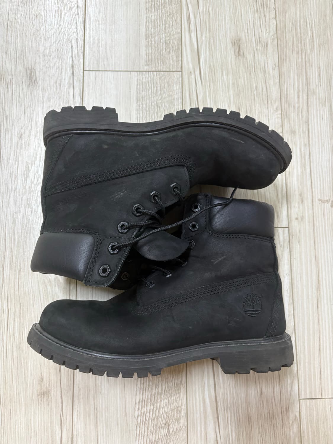 팀버랜드 프리미엄 6인치 워커 부츠 블랙 240 상품이미지2