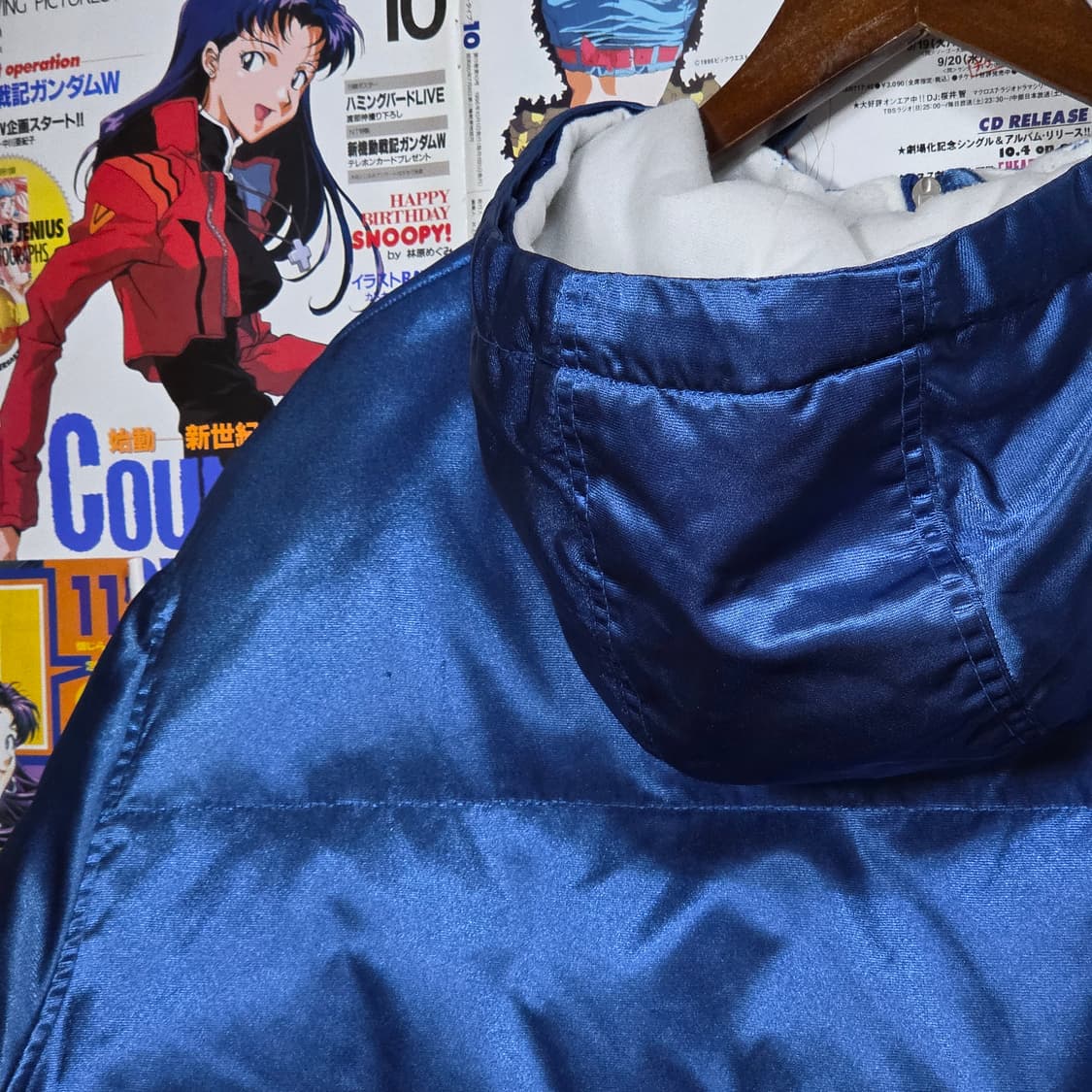 엠엘비 텍사스 레인저스 블루 덕다운 후드 패딩 상품이미지6