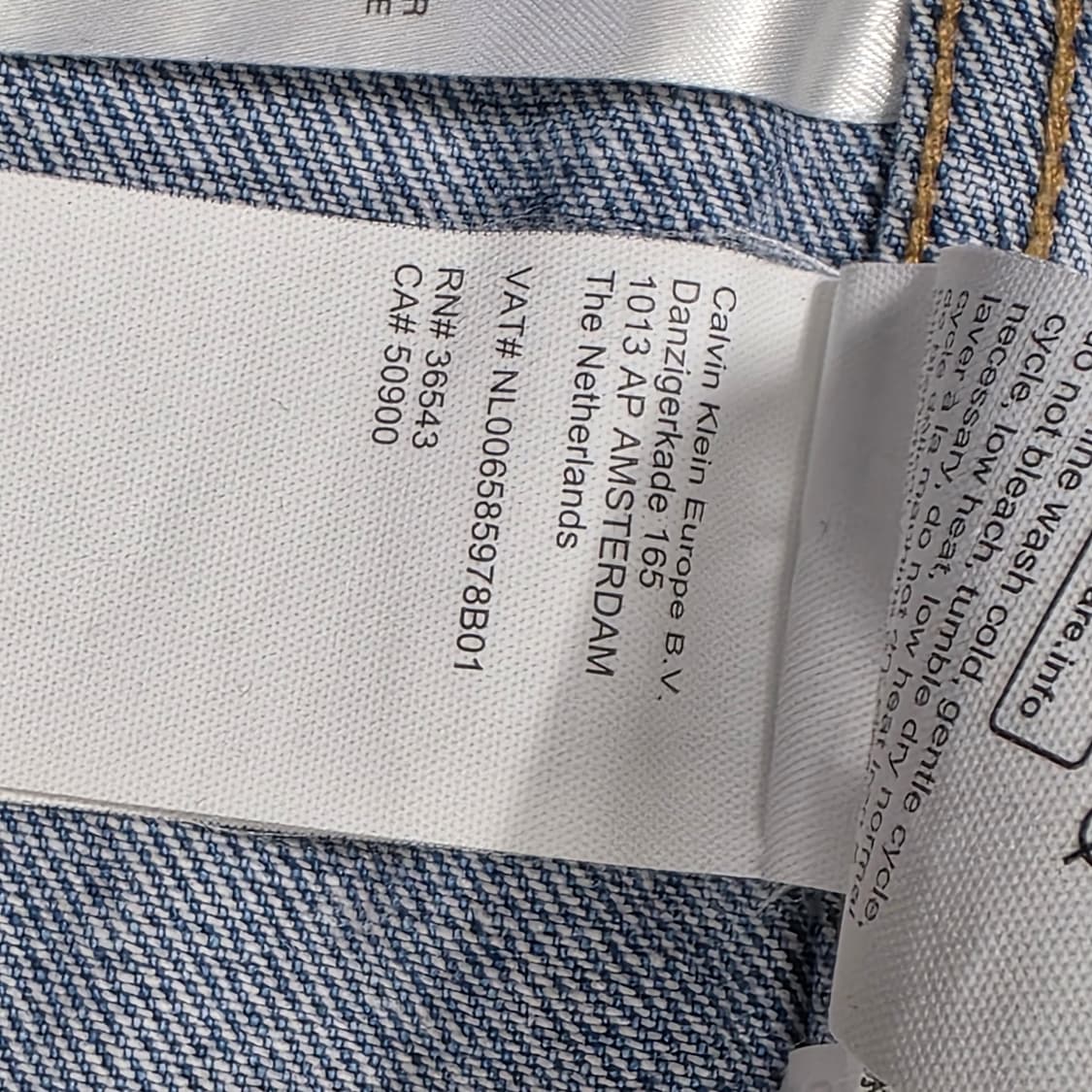 1629 캘빈클라인 진블루박시 루즈핏 데님 셔츠 S 상품이미지8